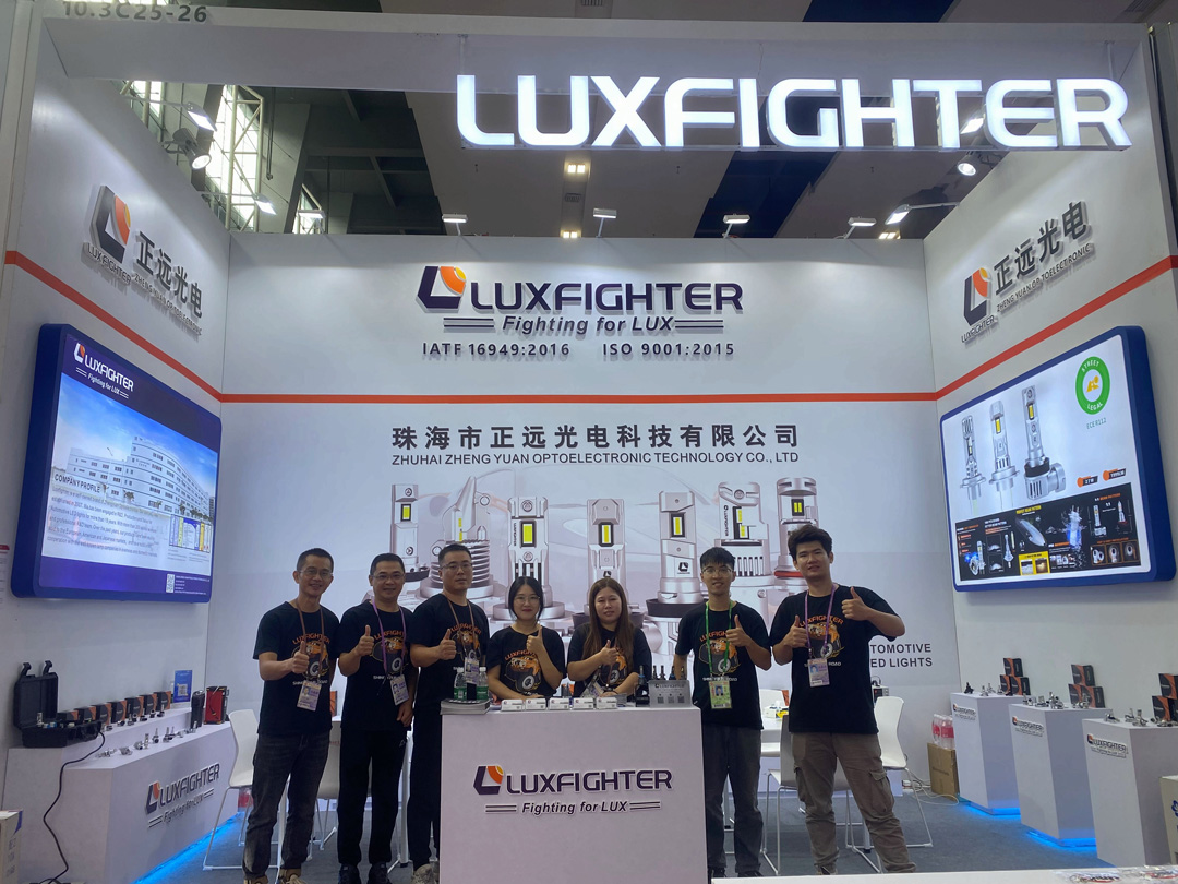 Faróis LED LUXFIGHTER 134ª Feira de Cantão