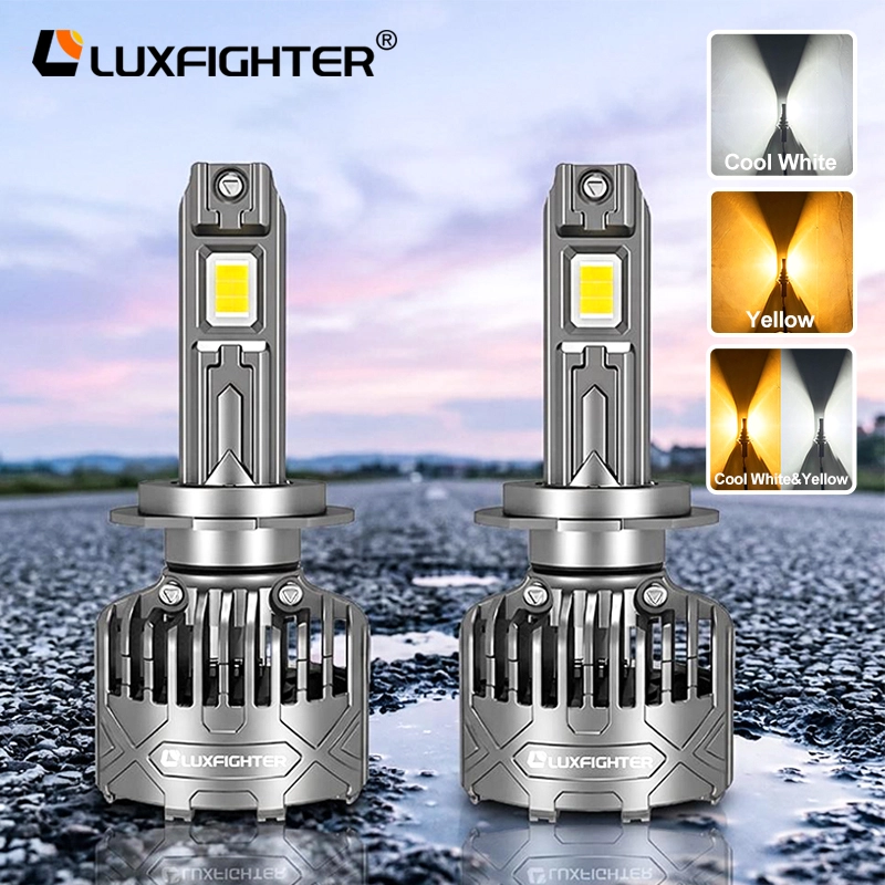 Análise comparativa da seleção do driver do farol LED integrado e externo