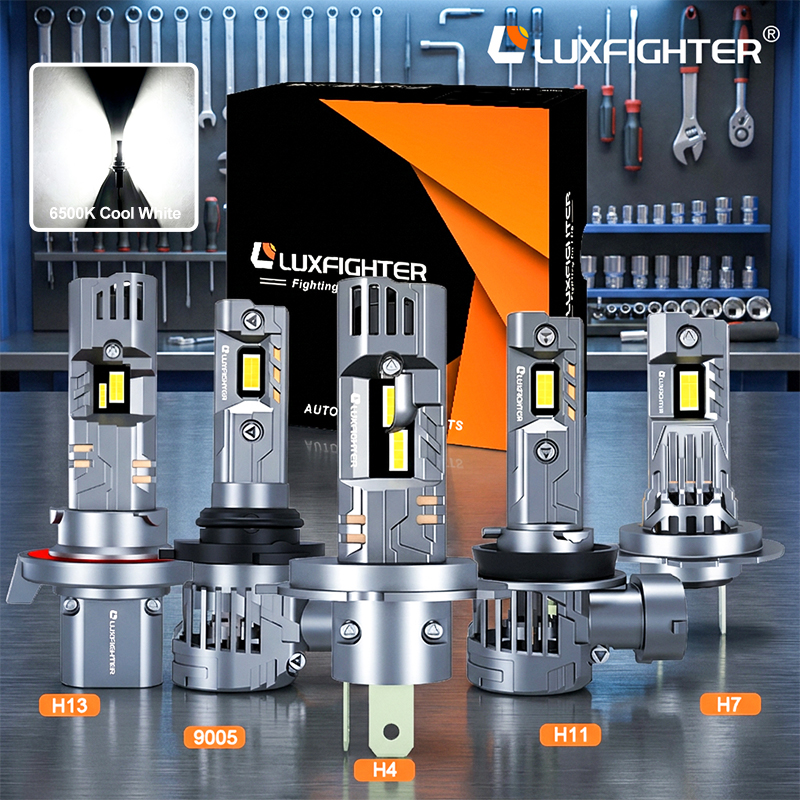 Os faróis de LED economizam ou consomem muita energia? As luzes do carro Luxfighter explicam tudo de uma só vez